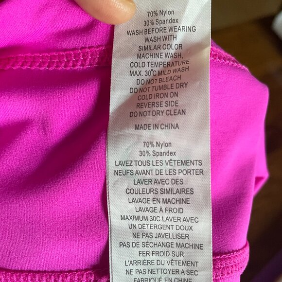 ZYIA ACTIVE 8-10 - Party Hot Pink Leggings / Joggers / High waist with Pockets - Picture 12 of 12